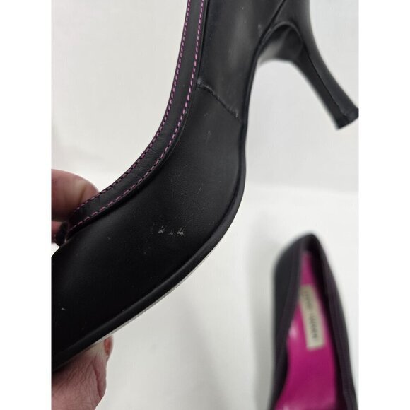 Vintage Y2K Steve Madden Black Party Pumps High Heels - Picture 15 of 16